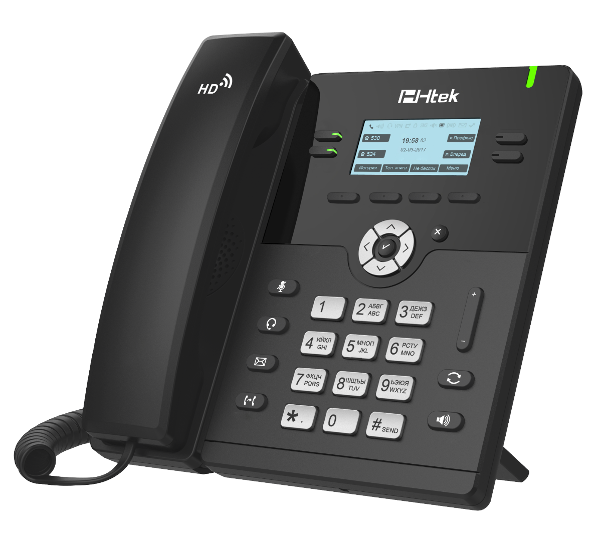 Htek UC912E RU - IP-телефон базового уровня с Bluetooth и WiFi