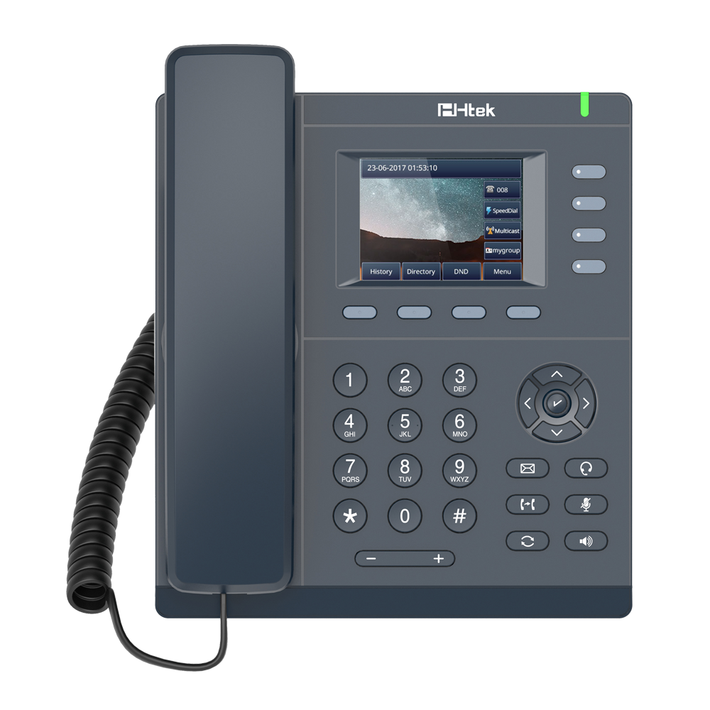Htek UC921U RU - инновационный гигабитный цветной IP-телефон
