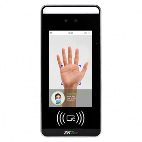 ZKTeco SpeedFace-V5L-RFID - биометрический терминал распознавания лиц и ладоней, со считывателем карт