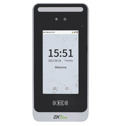 ZKTeco SpeedFace M4 - уличный биометрический терминал распознавания лиц и ладоней, со считывателем карт