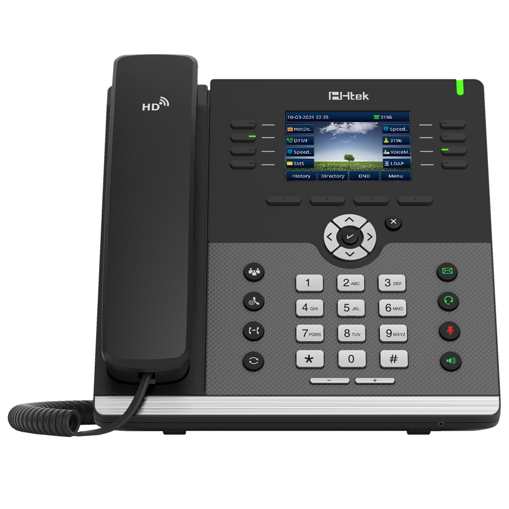 Htek UC924U RU инновационный гигабитный цветной IP-телефон