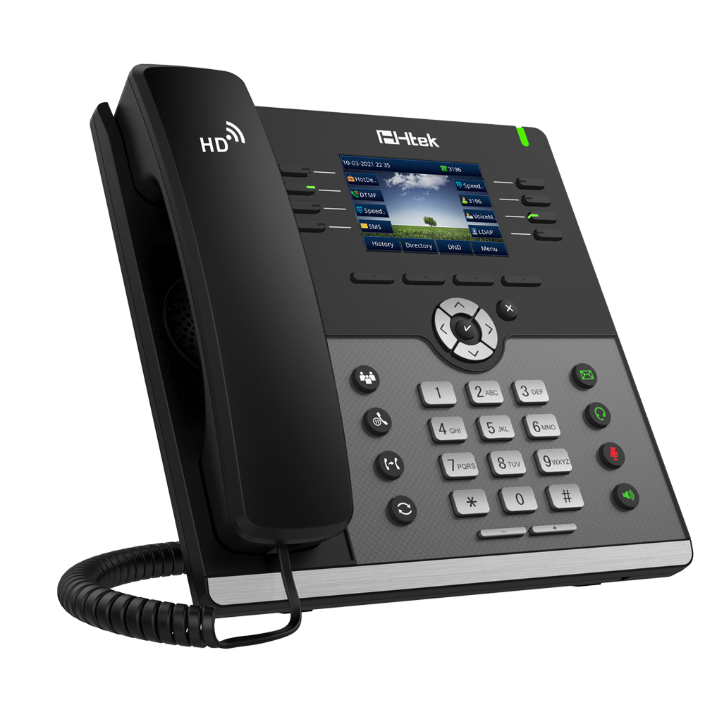 Htek UC924U RU инновационный гигабитный цветной IP-телефон