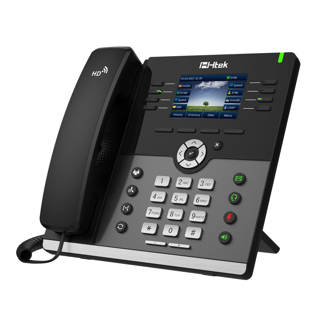 Htek UC924U RU инновационный гигабитный цветной IP-телефон