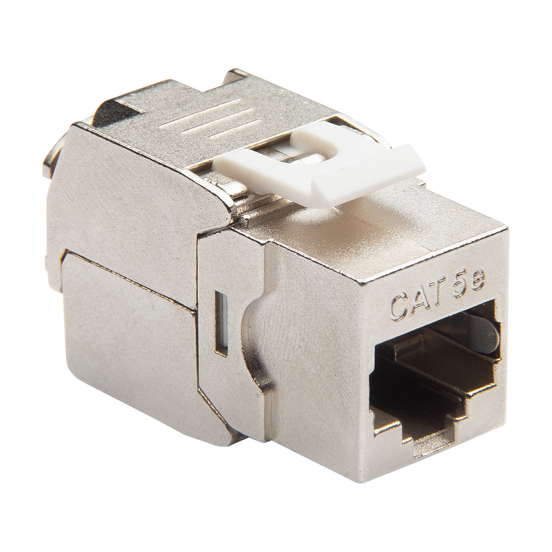 Розеточный модуль Datarex Keystone кат.5e, FTP, 1xRJ45, T568A/B, монтаж без инструмента