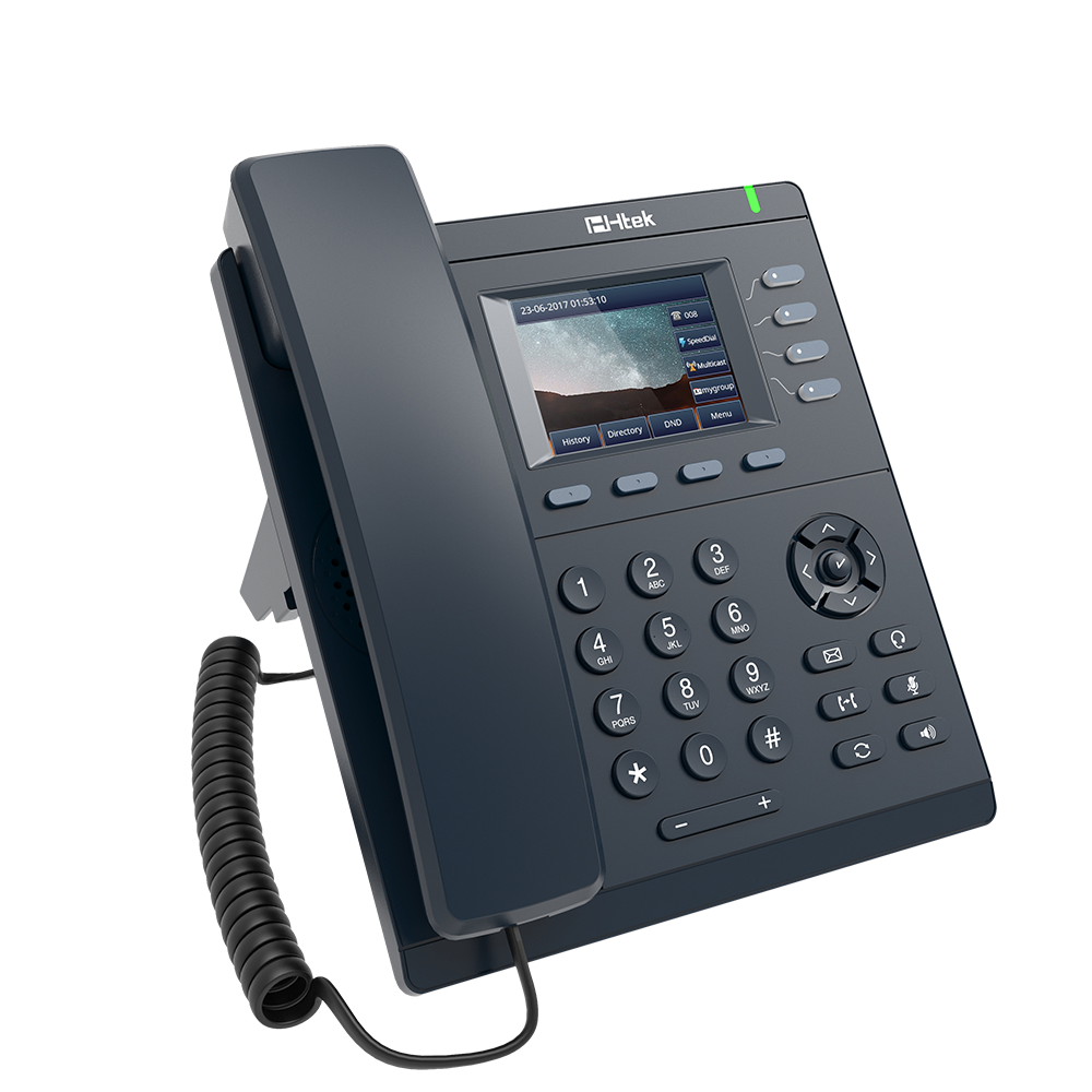 HTek UC921E RU - IP-телефон бизнес класса с Bluetooth и WiFi