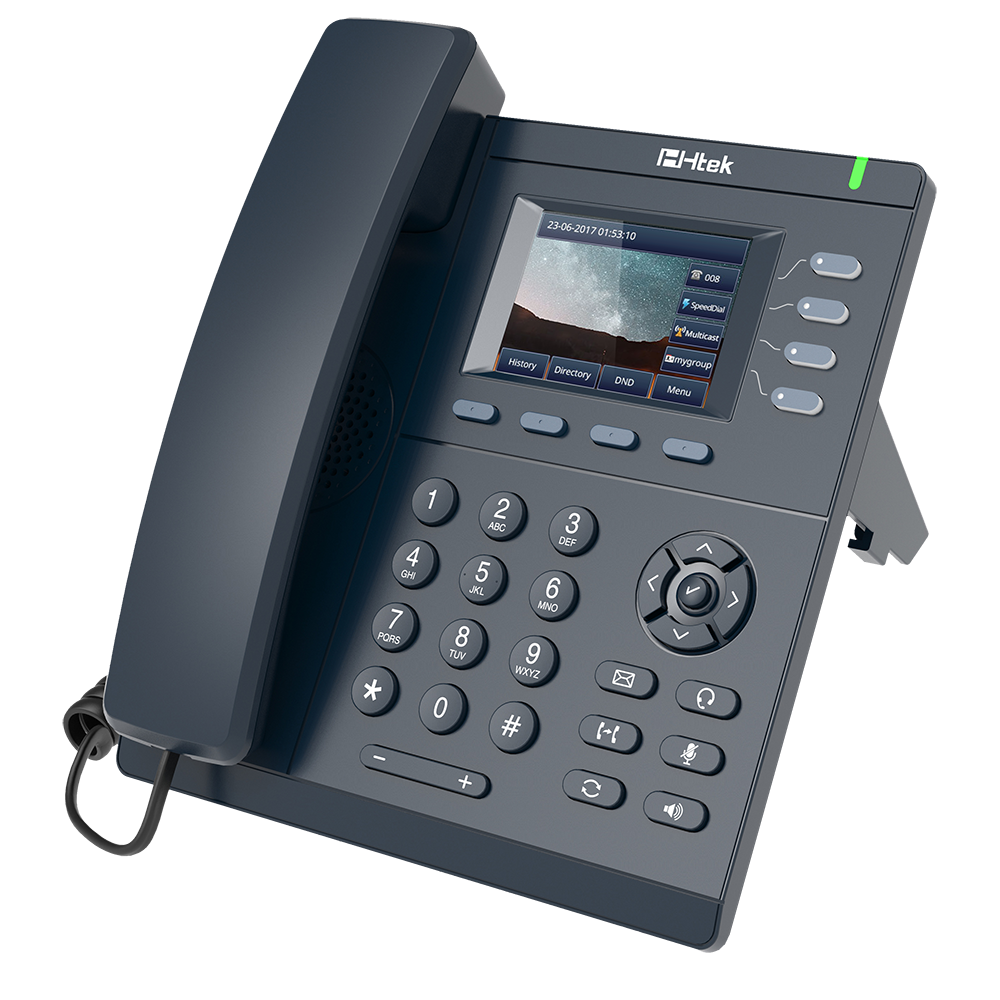 HTek UC921E RU - IP-телефон бизнес класса с Bluetooth и WiFi